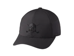 Volvik Golf Embroidered Skull Cap -Ozark Golf Shop 0004 Skull embroidery cap black