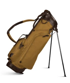 Sun Mountain Golf Canvas & Leather Carry Stand Bag 3 Sun Mountain Golf Canvas & Leather Carry Stand Bag -Ozark Golf Shop 190734CanvasLeatherStandClay Brown