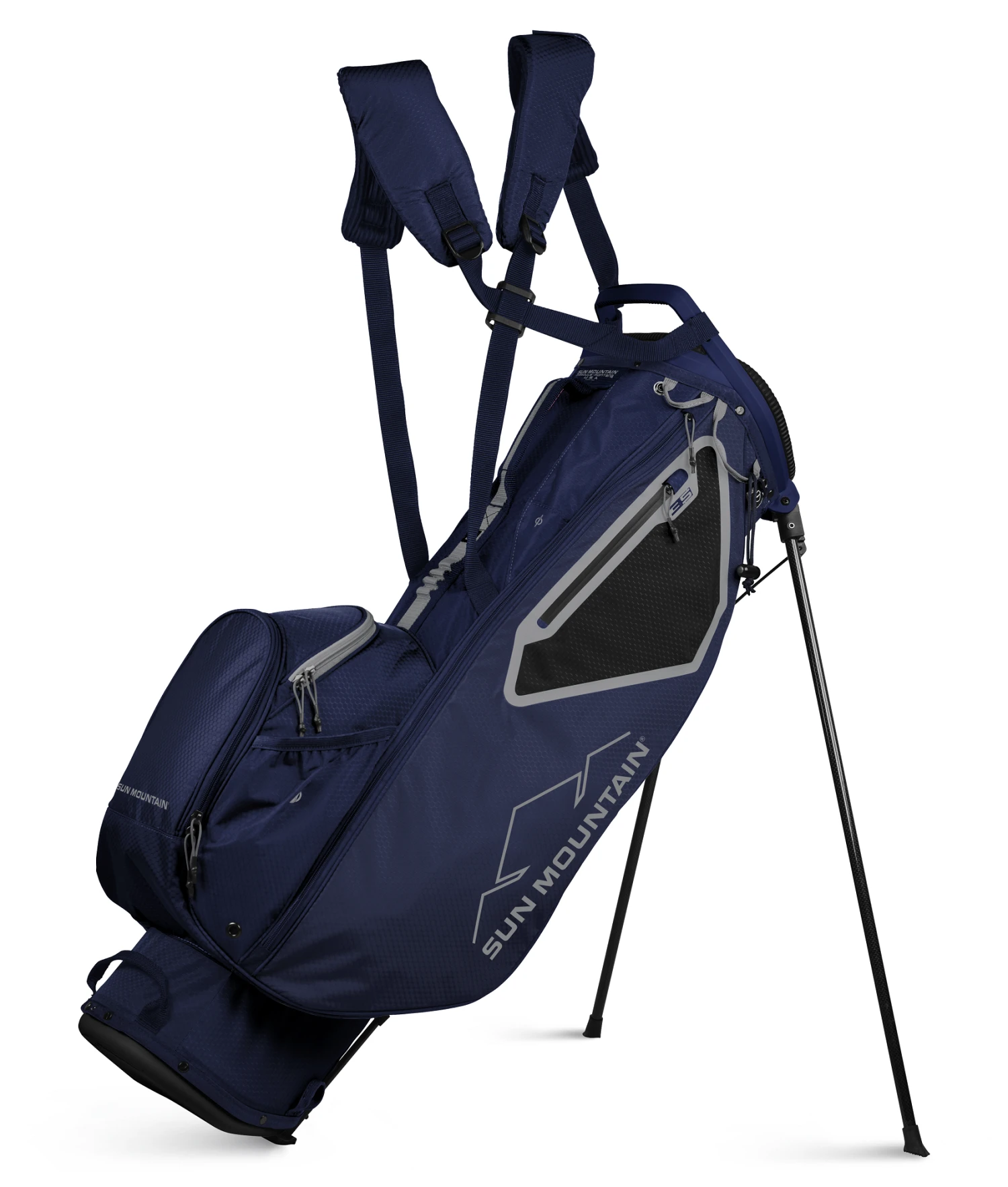 Sun Mountain Golf 2021 3.5 LS Carry Stand Bag Sun Mountain Golf 2021 3.5 LS Carry Stand Bag -Ozark Golf Shop 21004735LSNavy