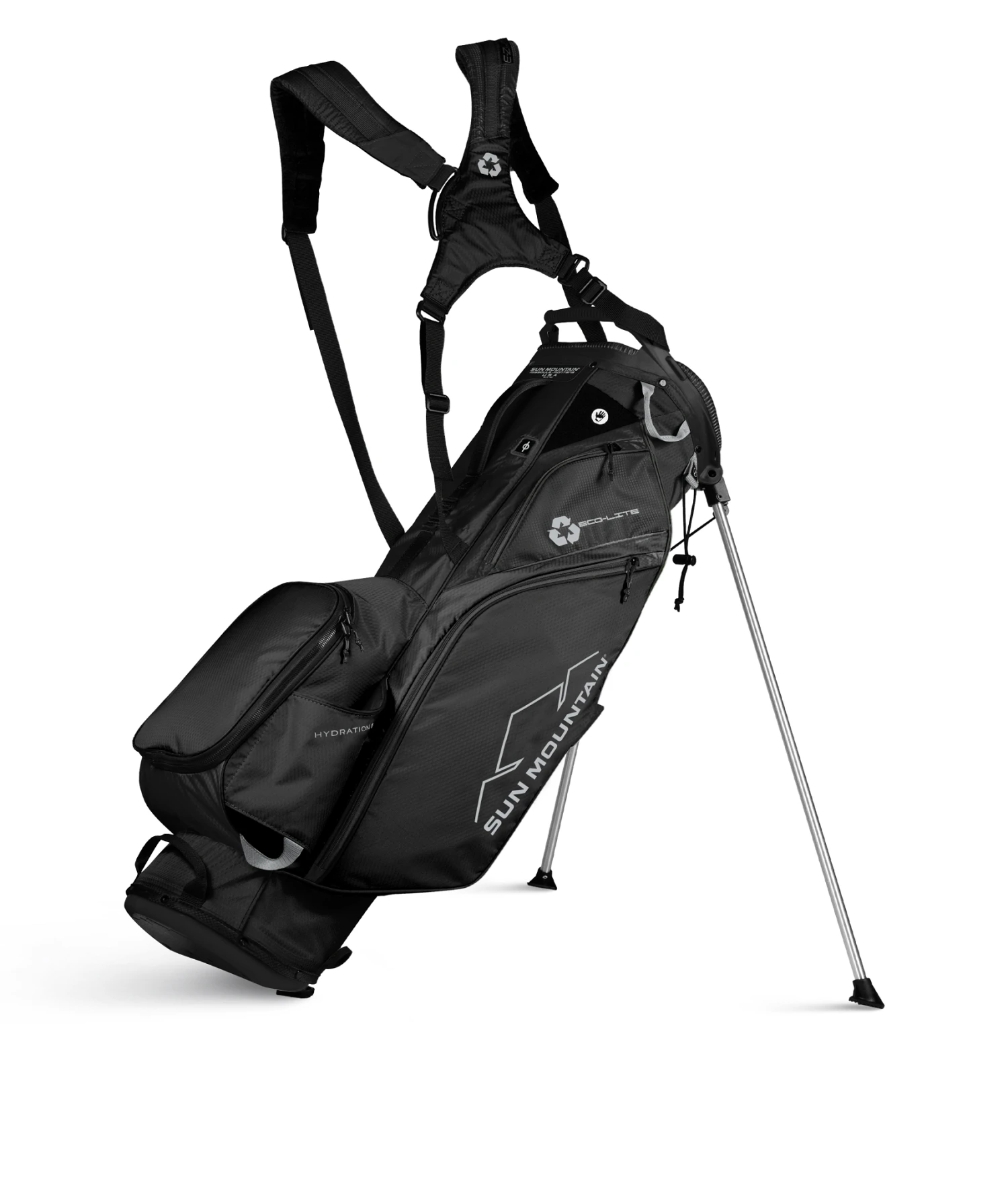 Sun Mountain Golf 2021 Eco-Lite Stand Carry Bag Sun Mountain Golf 2021 Eco-Lite Stand Carry Bag -Ozark Golf Shop 210135EcoLiteStandBlack