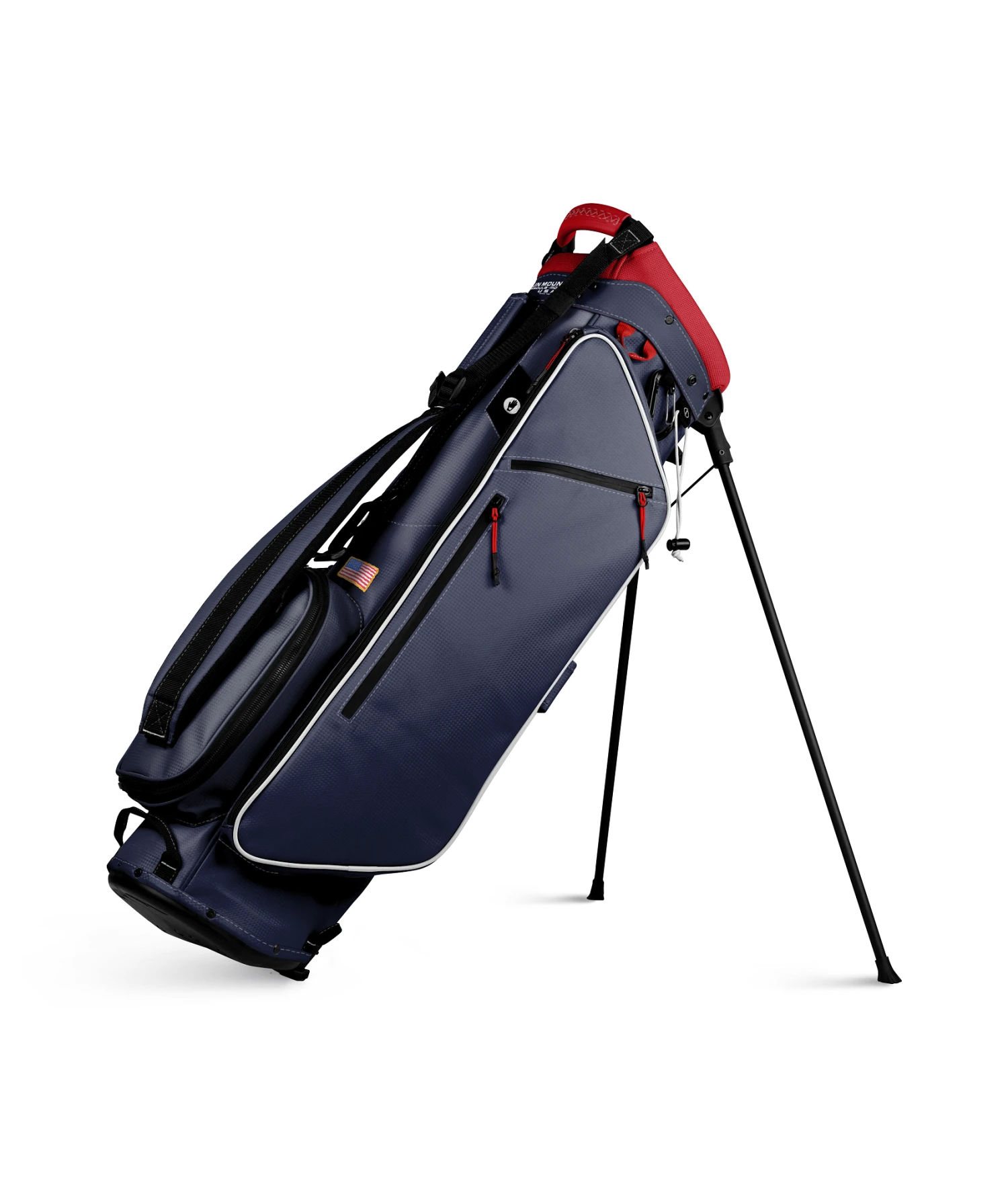 Sun Mountain Golf 2021 Metro Stand Carry Bag Sun Mountain Golf 2021 Metro Stand Carry Bag -Ozark Golf Shop 210139MetroStandNavy White Red