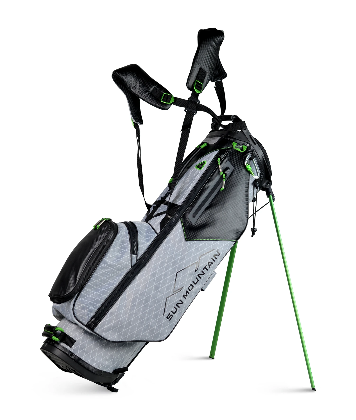 Sun Mountain Golf 2021 VX Stand Bag Sun Mountain Golf 2021 VX Stand Bag -Ozark Golf Shop 210145VXGun Black Lime