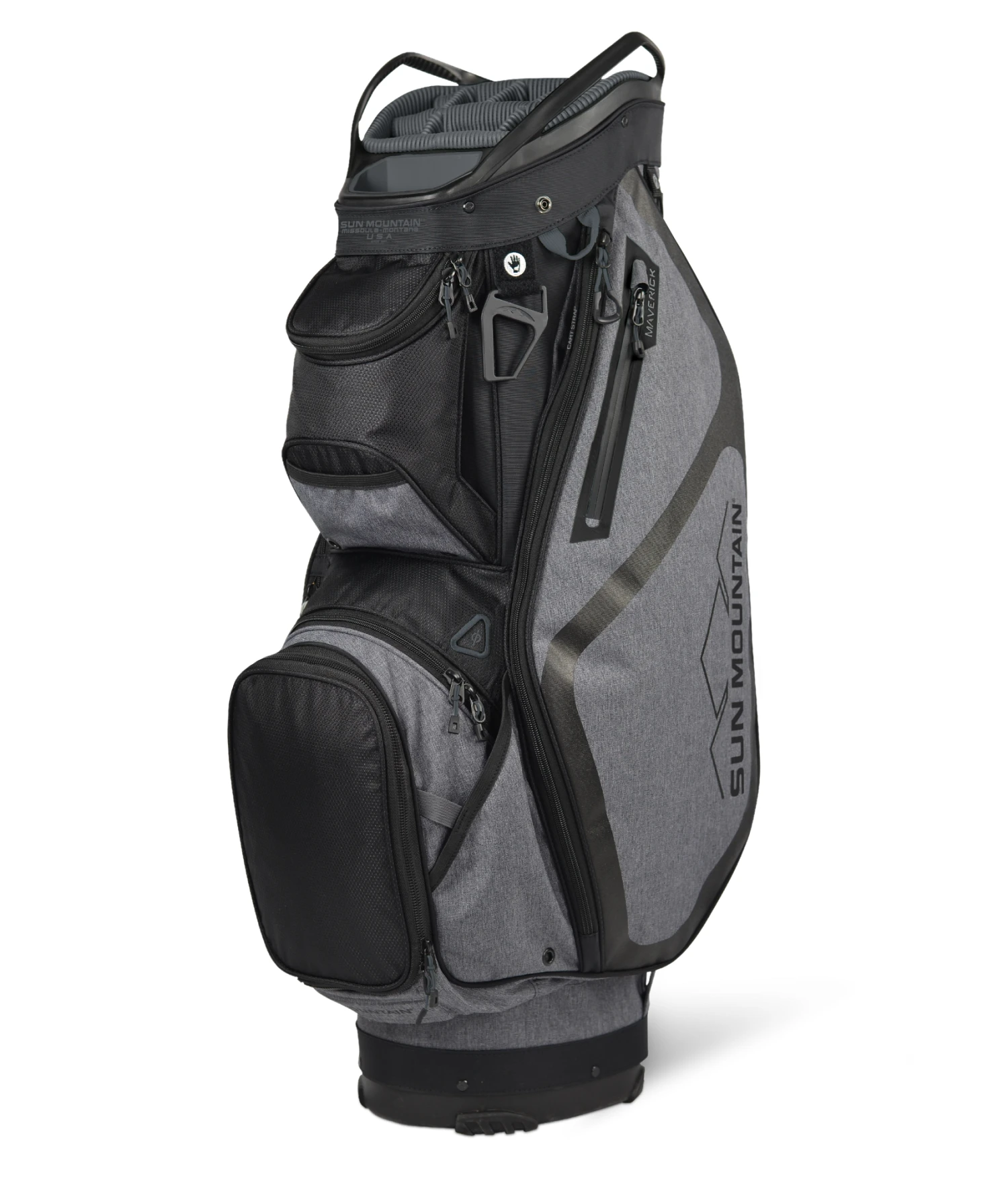 Sun Mountain Golf 2021 Maverick Cart Bag Sun Mountain Golf 2021 Maverick Cart Bag -Ozark Golf Shop 210372MaverickCarbon Black