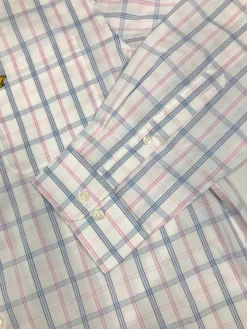 Callaway Jack Nicklaus Black Label By Perry Ellis Plaid Button Down Shirts -Ozark Golf Shop 3ColorsMediumPlaidLS BrightWhite2 scaled