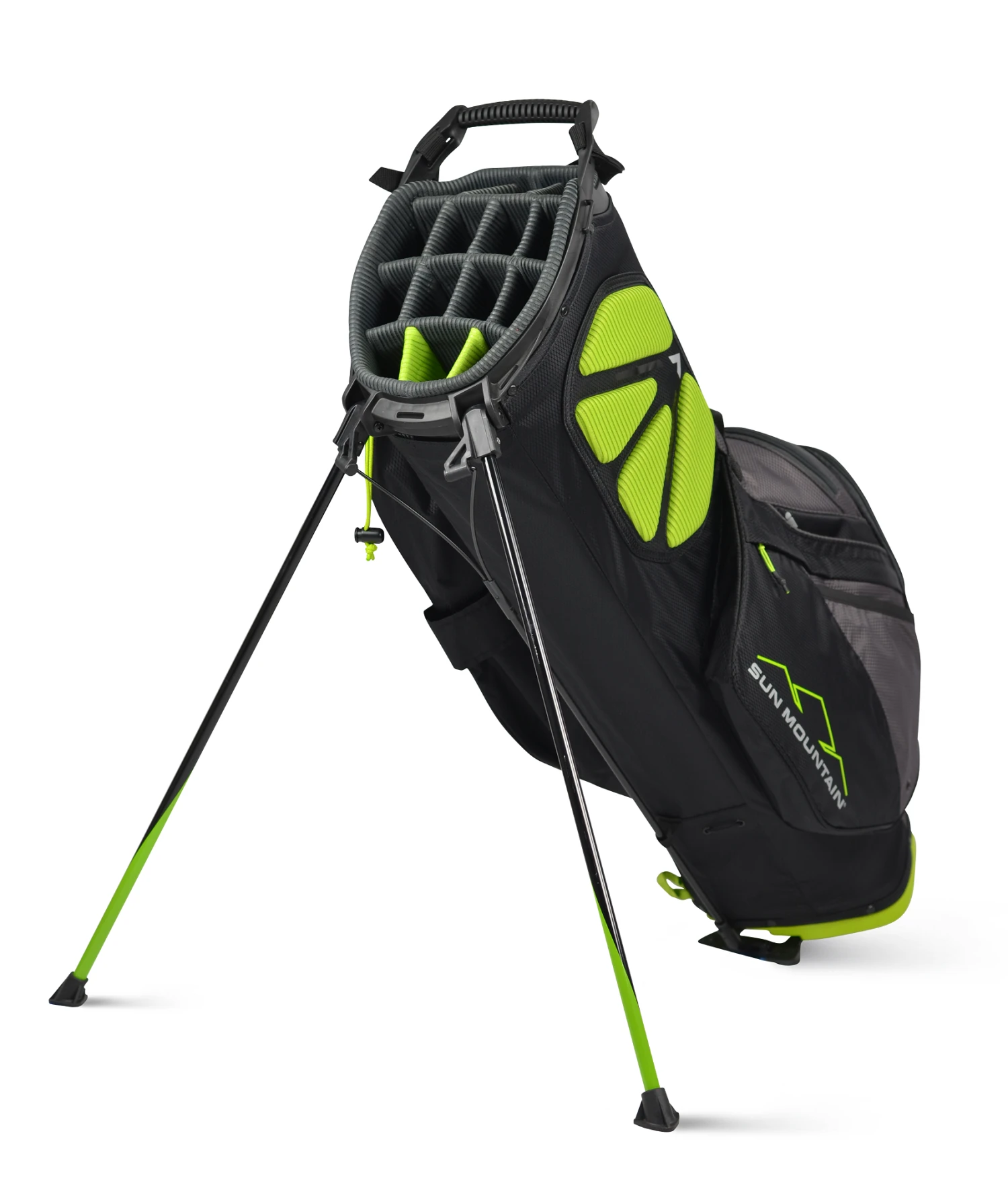 Sun Mountain Golf 2021 4.5 LS 14-Way SuperCharged Stand Carry Bag Sun Mountain Golf 2021 4.5 LS 14-Way SuperCharged Stand Carry Bag -Ozark Golf Shop 45LS14WaySuperchargedBlack Gunmetal RushAltShot