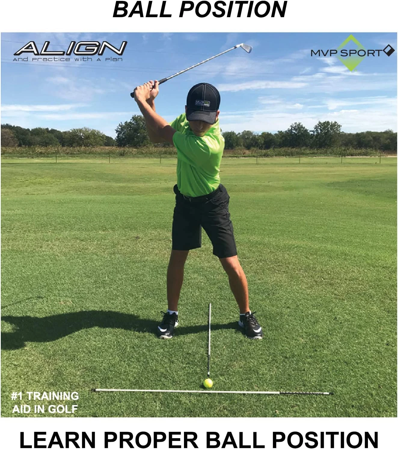 MVP Sport Golf Alignment Sticks 2-Pack MVP Sport Golf Alignment Sticks 2-Pack -Ozark Golf Shop AlignmentRods Red 5