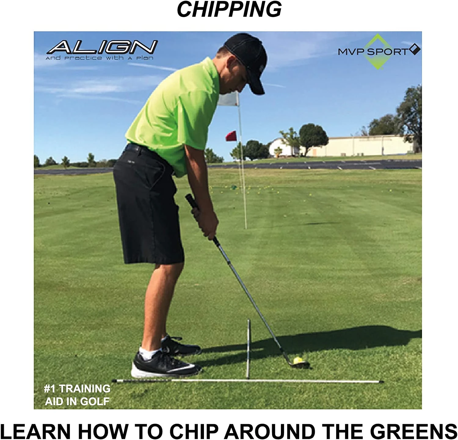 MVP Sport Golf Alignment Sticks 2-Pack MVP Sport Golf Alignment Sticks 2-Pack -Ozark Golf Shop AlignmentRods Red 8