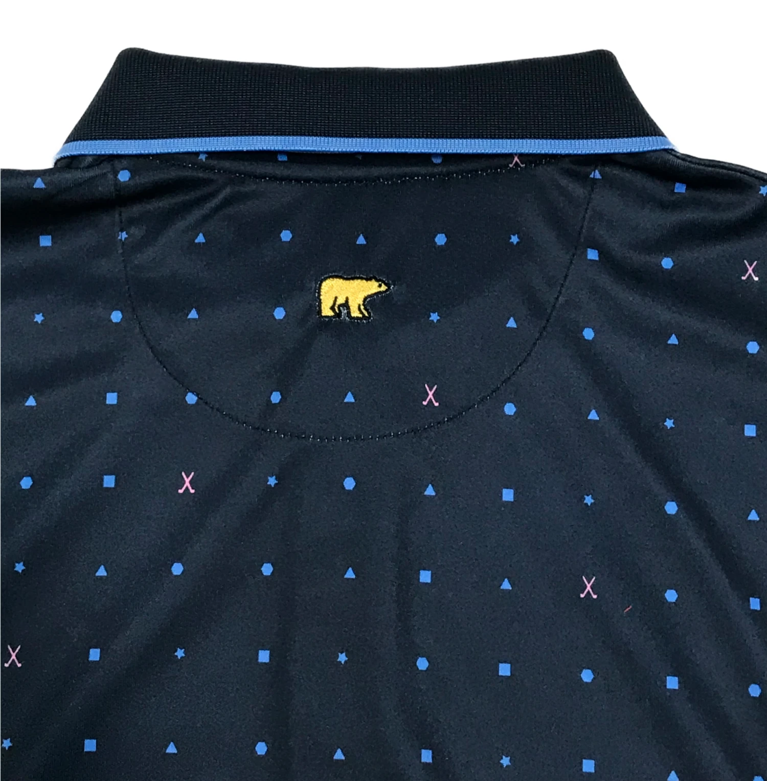 Jack Nicklaus Black Label by Perry Ellis All Over Mini Geo Polo Shirts Callaway Jack Nicklaus Black Label By Perry Ellis All Over Mini Geo Polo Shirts -Ozark Golf Shop AllOverMiniGeo ClassicNavy2