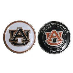 NCAA Double Sided Collegiate Golf Ball Marker Coins 8 NCAA Double Sided Collegiate Golf Ball Marker Coins -Ozark Golf Shop Auburn1