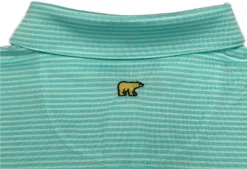 Callaway Jack Nicklaus Black Label By Perry Ellis Feeder Stripe Polo Shirts -Ozark Golf Shop BlackLabelPolo FeederStripe ArubaBlue3