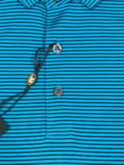 Callaway Jack Nicklaus Black Label By Perry Ellis Feeder Stripe Polo Shirts -Ozark Golf Shop BlackLabelPolo FeederStripe BlueJewel1 scaled