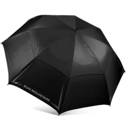 Sun Mountain Golf 68" Manual Umbrella -Ozark Golf Shop Black e52177a7 b523 4e79 b752 5446c424d659