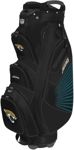 NFL The Bucket II Team Effort Cart Bag -Ozark Golf Shop Bucket II Cart Bag Jacksonville Jaguars
