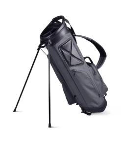 Sun Mountain Golf Canvas & Leather Carry Stand Bag 5 Sun Mountain Golf Canvas & Leather Carry Stand Bag -Ozark Golf Shop CanvasLeatherStandSlate BlackAltShot