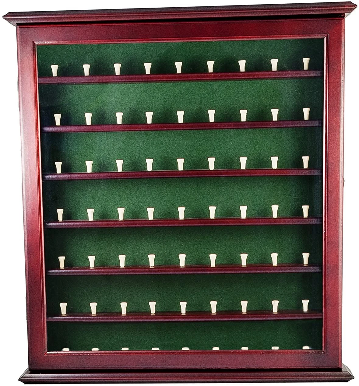 Clubhouse Collection Executive Golf Ball Display Cabinet Clubhouse Collection Executive Golf Ball Display Cabinet -Ozark Golf Shop ClubHouseGolfBallDisplay