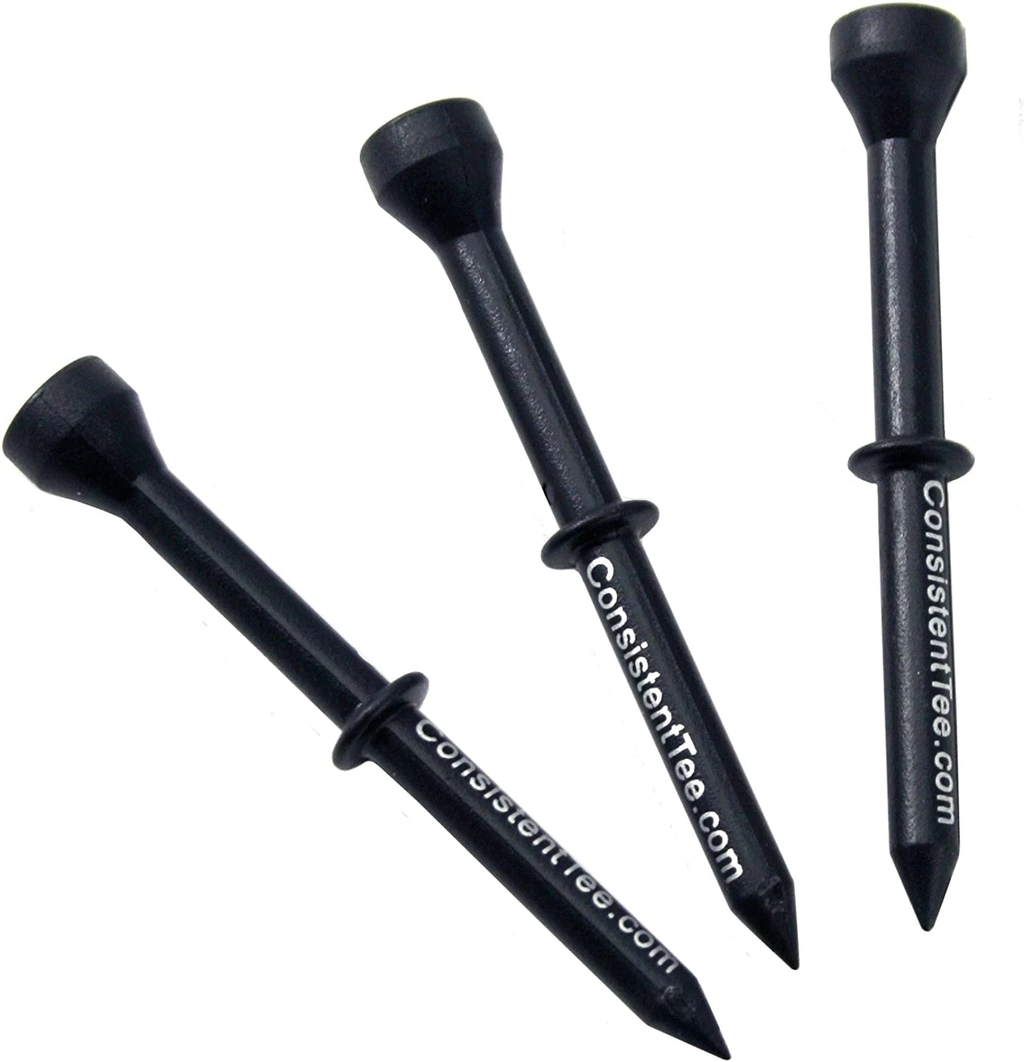 Consistent Tee Golf Tees 10 pack - 3.25" Consistent Tee Golf Tees 10 Pack - 3.25" -Ozark Golf Shop ConsistentTees Black2