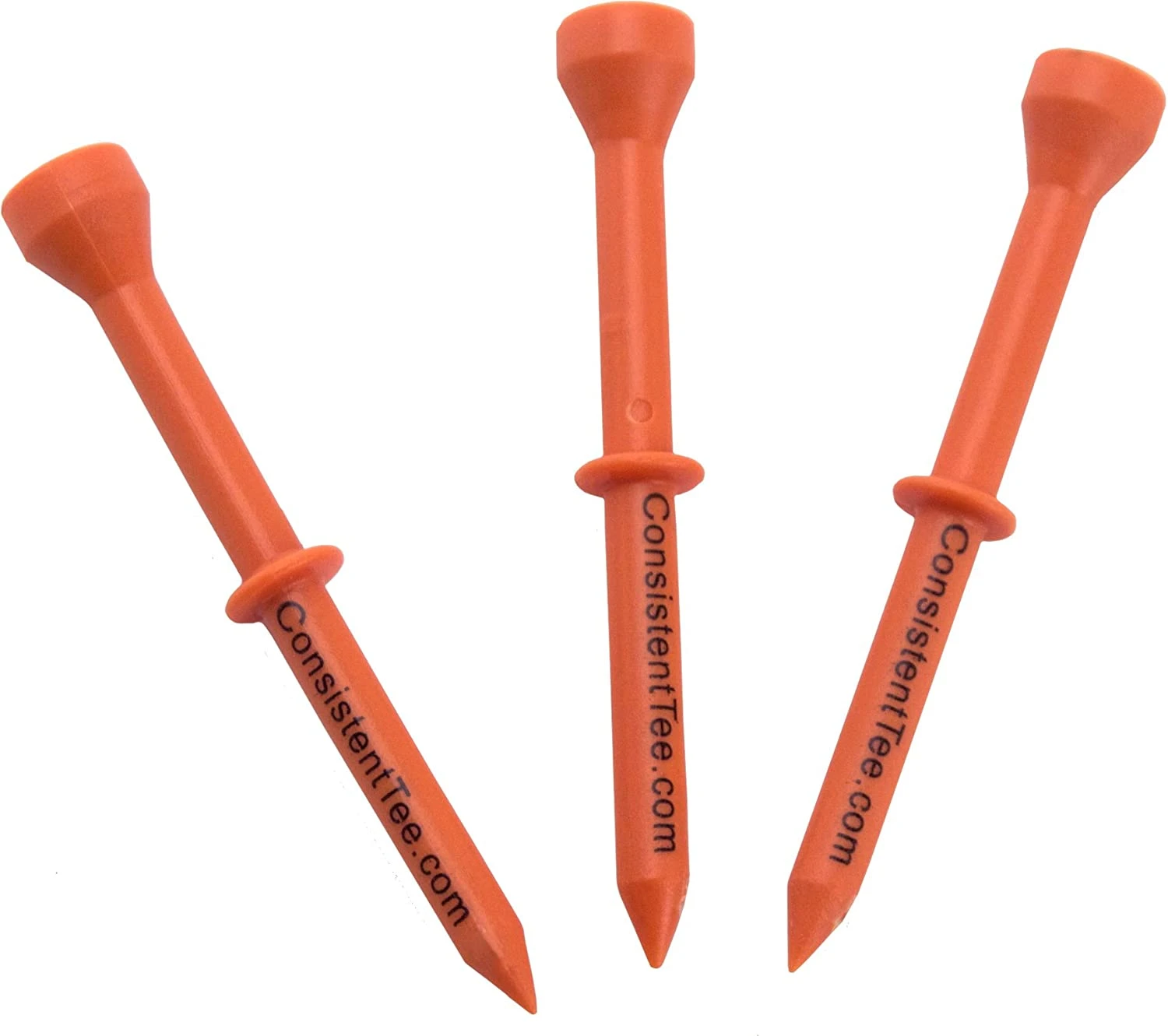 Consistent Tee Golf Tees 10 pack - 3.25" Consistent Tee Golf Tees 10 Pack - 3.25" -Ozark Golf Shop ConsistentTees Orange2