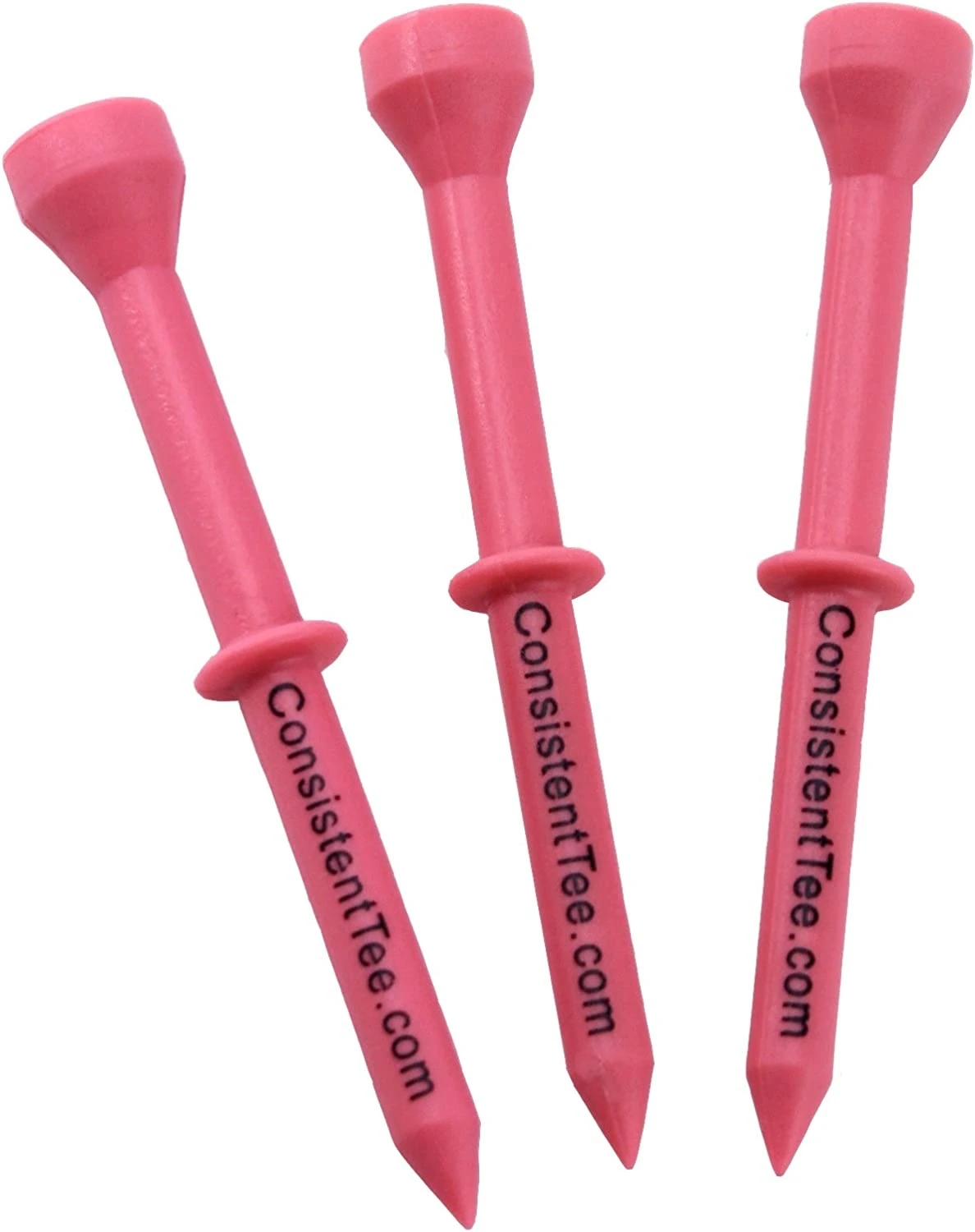 Consistent Tee Golf Tees 10 pack - 3.25" Consistent Tee Golf Tees 10 Pack - 3.25" -Ozark Golf Shop ConsistentTees Pink2
