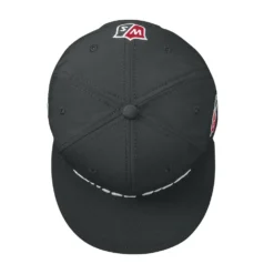 Wilson Staff Golf Flat Brim Tour Caps - Assorted Colors 8 Wilson Staff Golf Flat Brim Tour Caps - Assorted Colors -Ozark Golf Shop Flat Brim Black 3