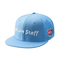 Wilson Staff Golf Flat Brim Tour Caps - Assorted Colors 3 Wilson Staff Golf Flat Brim Tour Caps - Assorted Colors -Ozark Golf Shop Flat Brim Blue 1