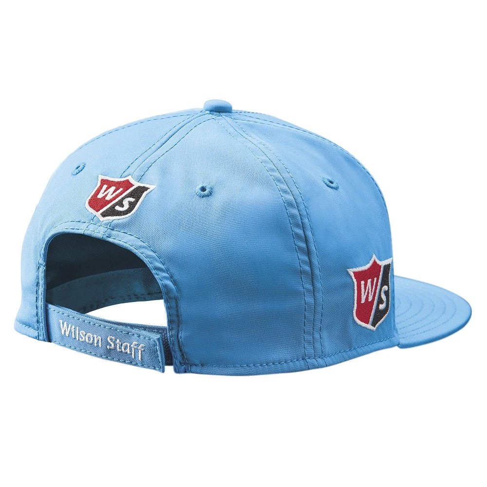 Wilson Staff Golf Flat Brim Tour Caps - Assorted Colors Wilson Staff Golf Flat Brim Tour Caps - Assorted Colors -Ozark Golf Shop Flat Brim Blue 2