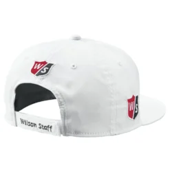 Wilson Staff Golf Flat Brim Tour Caps - Assorted Colors 10 Wilson Staff Golf Flat Brim Tour Caps - Assorted Colors -Ozark Golf Shop Flat Brim White 2
