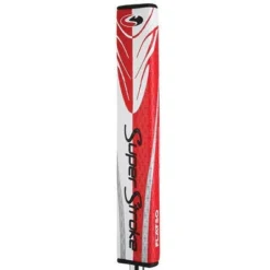 SuperStroke Golf Flatso 1.7 Super Jumbo Putter Grip -Ozark Golf Shop Flatso 1.7 Super Jumbo Red White Grey
