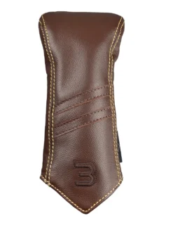 Sun Mountain Golf Leather Head Covers -Ozark Golf Shop G823724Brown KhakiStripe3