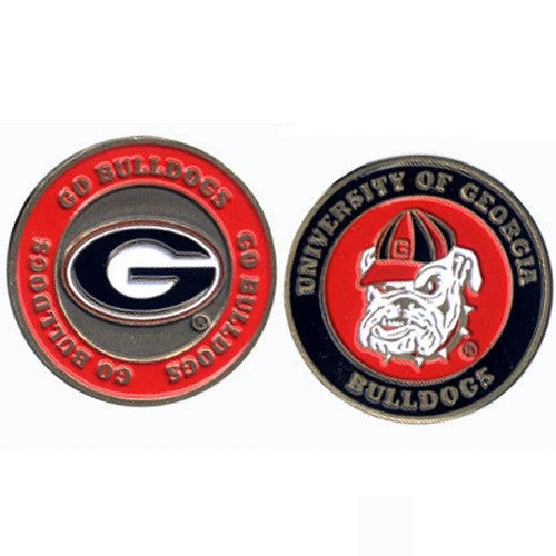 NCAA Double Sided Collegiate Golf Ball Marker Coins NCAA Double Sided Collegiate Golf Ball Marker Coins -Ozark Golf Shop Georgia