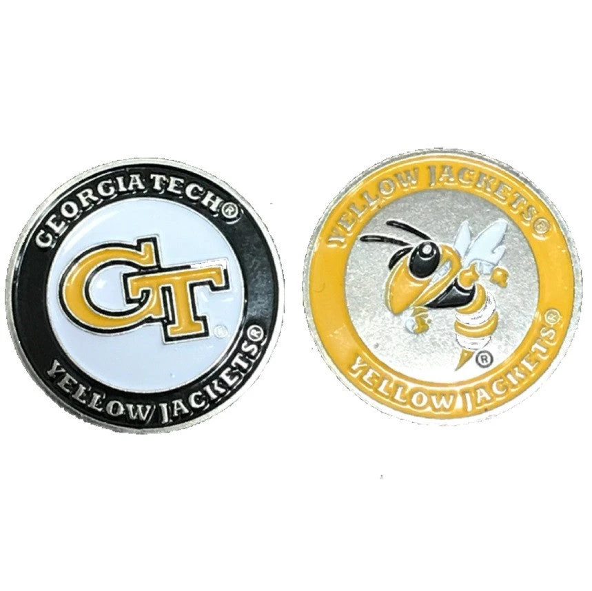 NCAA Double Sided Collegiate Golf Ball Marker Coins NCAA Double Sided Collegiate Golf Ball Marker Coins -Ozark Golf Shop GeorgiaTech ba23eb6b 8405 4bef 93e1 fffa38f0c13a
