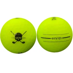 CaddiesShack Custom Jolly Rogers Skull & Crossbones Volvik Vivid Matte Golf Balls -Ozark Golf Shop GreenVivid