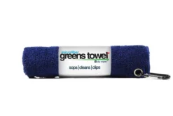 Clip Wipes Microfiber Golf Greens Towel -Ozark Golf Shop Greens Towels Navy Blue