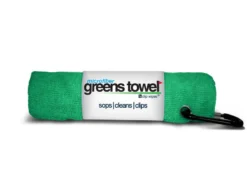 Clip Wipes Microfiber Golf Greens Towel -Ozark Golf Shop Greens Towels Shamrock Green