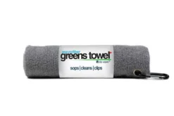Clip Wipes Microfiber Golf Greens Towel -Ozark Golf Shop Greens Towels Sterling Silver