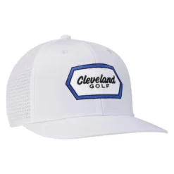 Cleveland Hexagon Patch Golf Hat 6 Cleveland Hexagon Patch Golf Hat -Ozark Golf Shop HexagonPatch White0