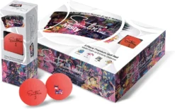 Saintnine Misty Premium Matte Golf Balls -Ozark Golf Shop MistyMatteRed0