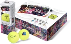 Saintnine Misty Premium Matte Golf Balls -Ozark Golf Shop MistyMatteYellow0
