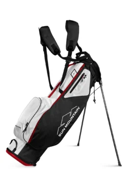 Sun Mountain Golf 2022 UltraLight 2.5+ 4-Way Stand Carry Bag -Ozark Golf Shop SM25Black White Red