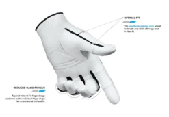 Bionic Golf Men's StableGrip 2.0 Glove - Gray -Ozark Golf Shop StableGrip2.0White3