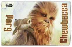Star Wars Fan Towels 16" X 25" 3 Star Wars Fan Towels 16" X 25" -Ozark Golf Shop Star Wars Chewbacca and Porg Towel