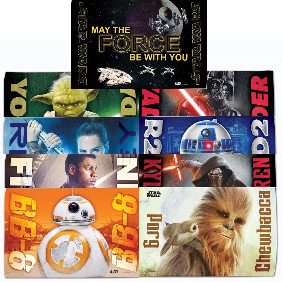 Star Wars Fan Towels 16" x 25" Star Wars Fan Towels 16" X 25" -Ozark Golf Shop Star Wars Fan towel 16x25 HERO