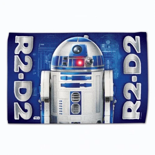 Star Wars Fan Towels 16" x 25" Star Wars Fan Towels 16" X 25" -Ozark Golf Shop Star Wars Fan towel 16x25 R2D2
