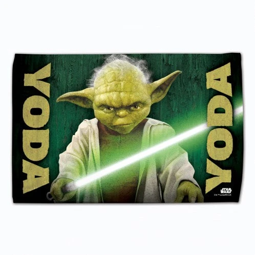 Star Wars Fan Towels 16" x 25" Star Wars Fan Towels 16" X 25" -Ozark Golf Shop Star Wars Fan towel 16x25 Yoda