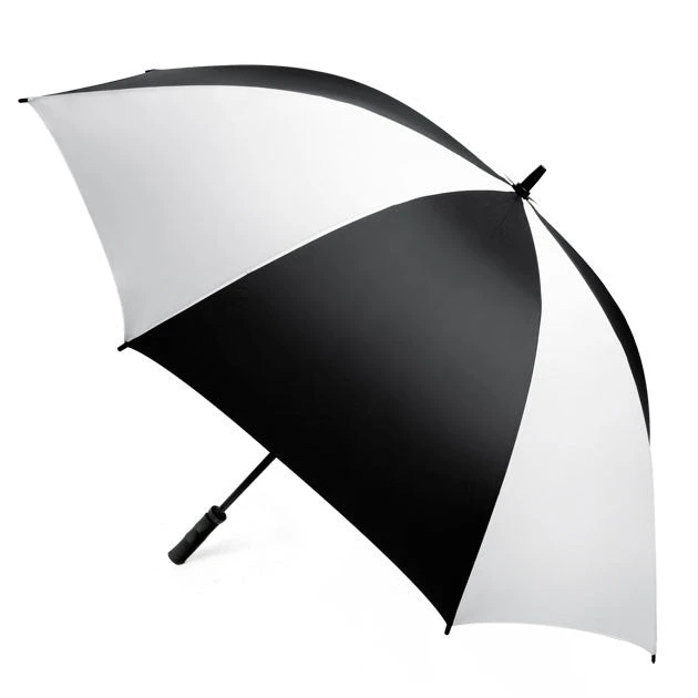 62 Inch Deluxe Golf Umbrella Black/White 62 Inch Deluxe Golf Umbrella Black/White -Ozark Golf Shop TGUM112 1 XL