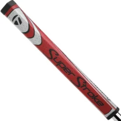 Taylormade SS Pistol GTR 1.0 Putter Grip -Ozark Golf Shop TaylormadeSuperStrokeGTR1.0PistolPutterGripRedSilver
