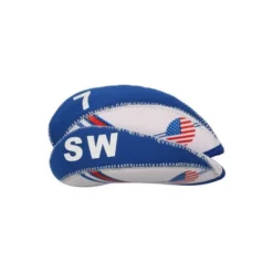 Volf Golf USA Flag Neoprene Iron Head Covers Set -Ozark Golf Shop VolfGolfHeadcover USANeopreneIrons4