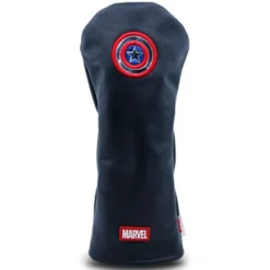 Volvik Marvel Leather Driver Headcovers -Ozark Golf Shop Volvik MarvelCaptAmericaLeatherHeadcover0