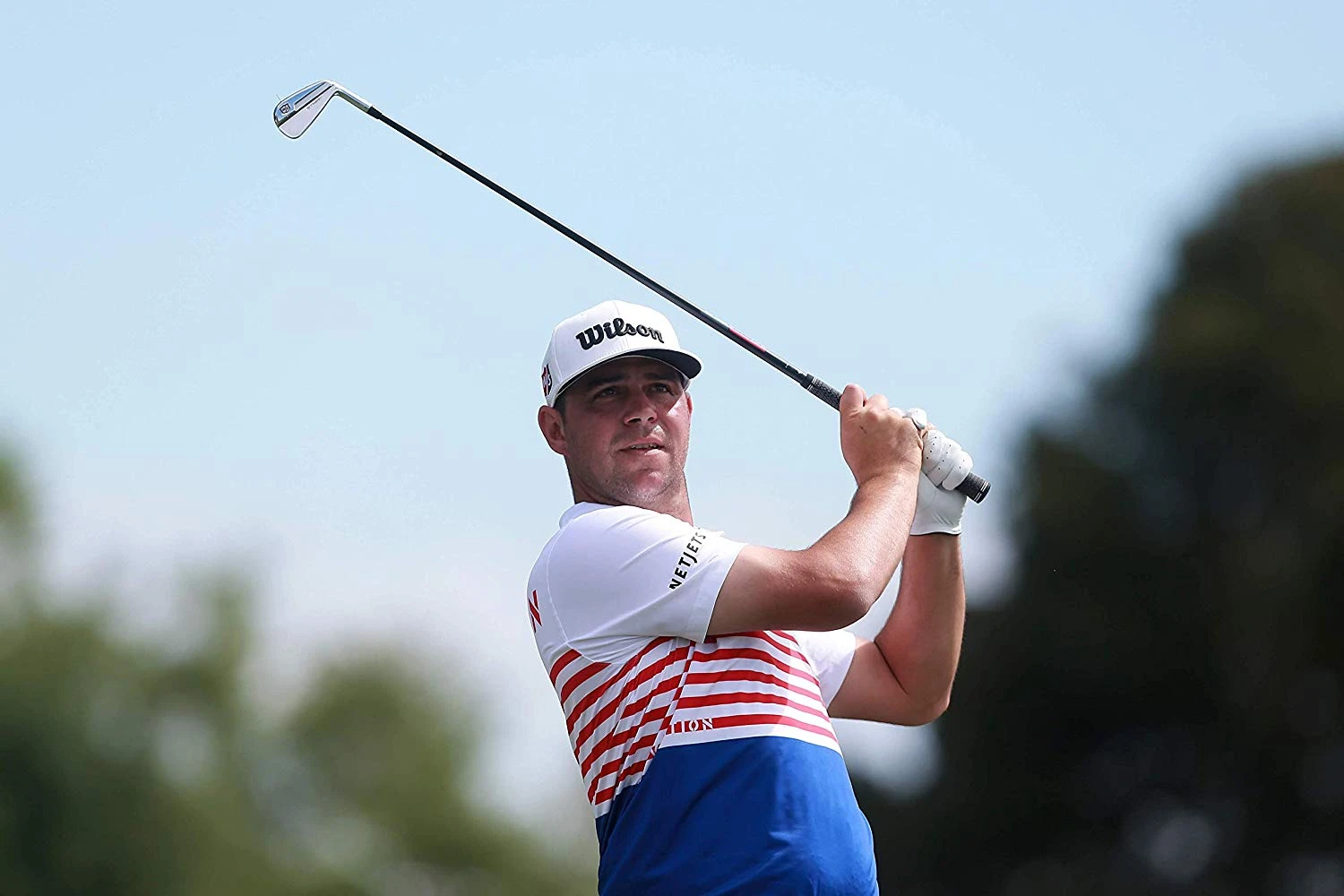 Wilson Staff Golf Flat Brim Tour Caps - Assorted Colors Wilson Staff Golf Flat Brim Tour Caps - Assorted Colors -Ozark Golf Shop WILSON Flat Brim Hat White 4