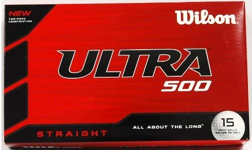 Wilson Ultra 500 Golf Balls 15 pack Wilson Ultra 500 Golf Balls 15 Pack -Ozark Golf Shop Wilson Ultra 500 Straight Golf Balls