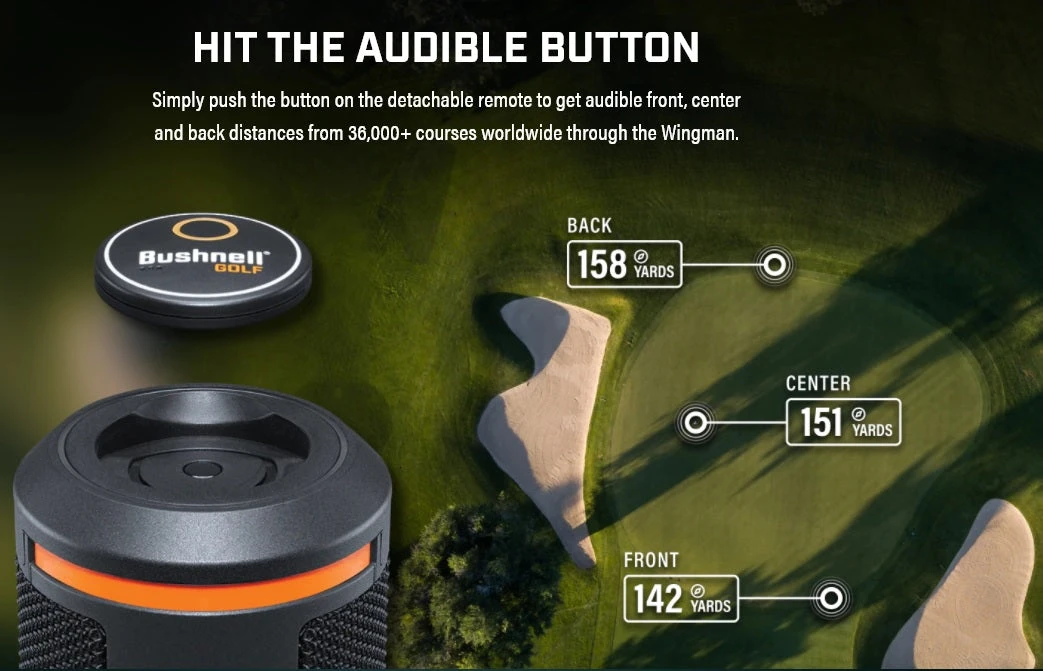 Bushnell Golf Wingman Speaker & GPS Bushnell Golf Wingman Speaker & GPS -Ozark Golf Shop Wingman 7
